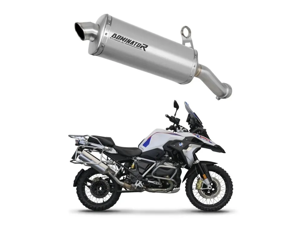 Koupit Online Laděný výfuk Dominator BMW R1250GS Adventure 2018 - 2023 výfuk P7 titanový tlumič + dB killer