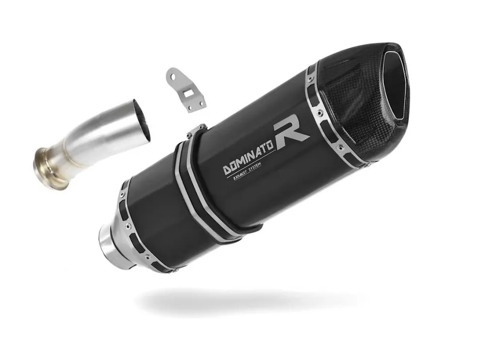 Laděný výfuk Dominator GAS GAS SM 700 2022 - 2024 tlumič výfuku HP1 BLACK + dB killer Nízká Cena