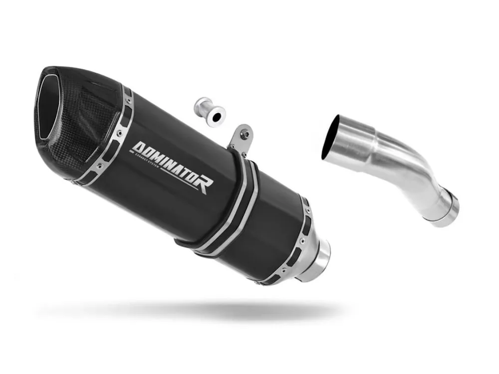 Laděný výfuk Dominator Honda CBR 600F PC41 2011 - 2015 výfuk HP1 BLACK + tlumič výfuku dB killer Cenově Výhodný