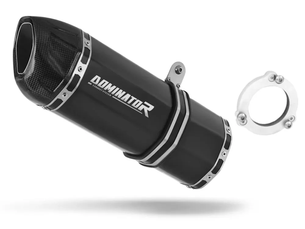 Laděný výfuk Dominator Kawasaki ZRX 1200 S 2001 - 2007 výfuk HP1 BLACK + tlumič výfuku dB killer Výhodná Nabídka