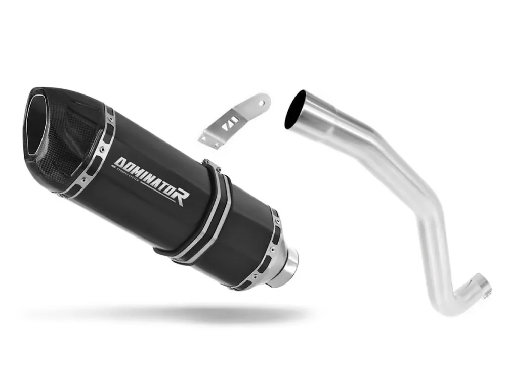 Cenová Bomba Laděný výfuk Dominator Triumph TIGER SPORT 1050 2013 - 2015 výfuk HP1 BLACK + tlumič výfuku dB killer