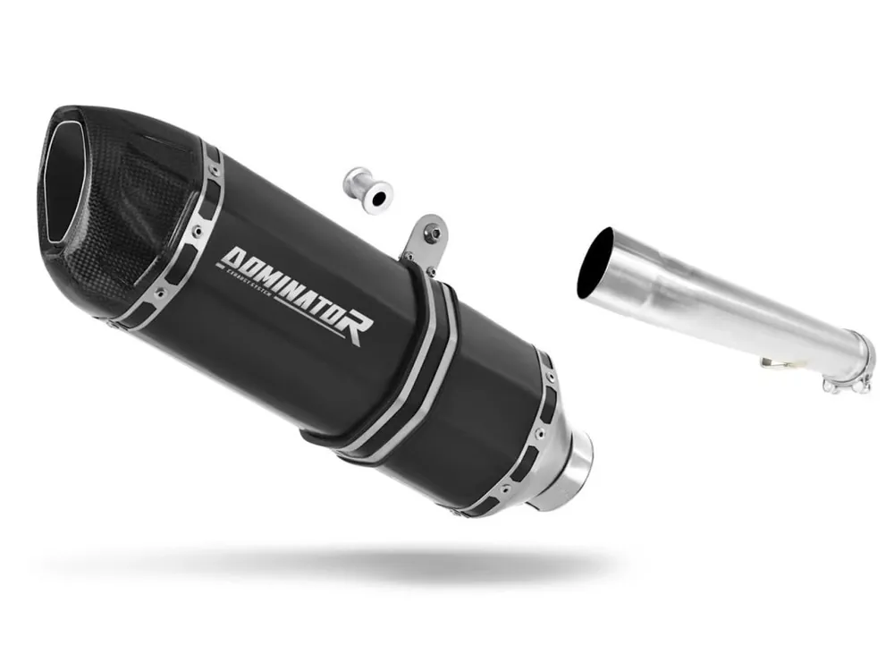 Akční Cena Laděný výfuk Dominator Yamaha FZS FAZER 1000 2001 - 2005 výfuk HP1 BLACK + dB killer
