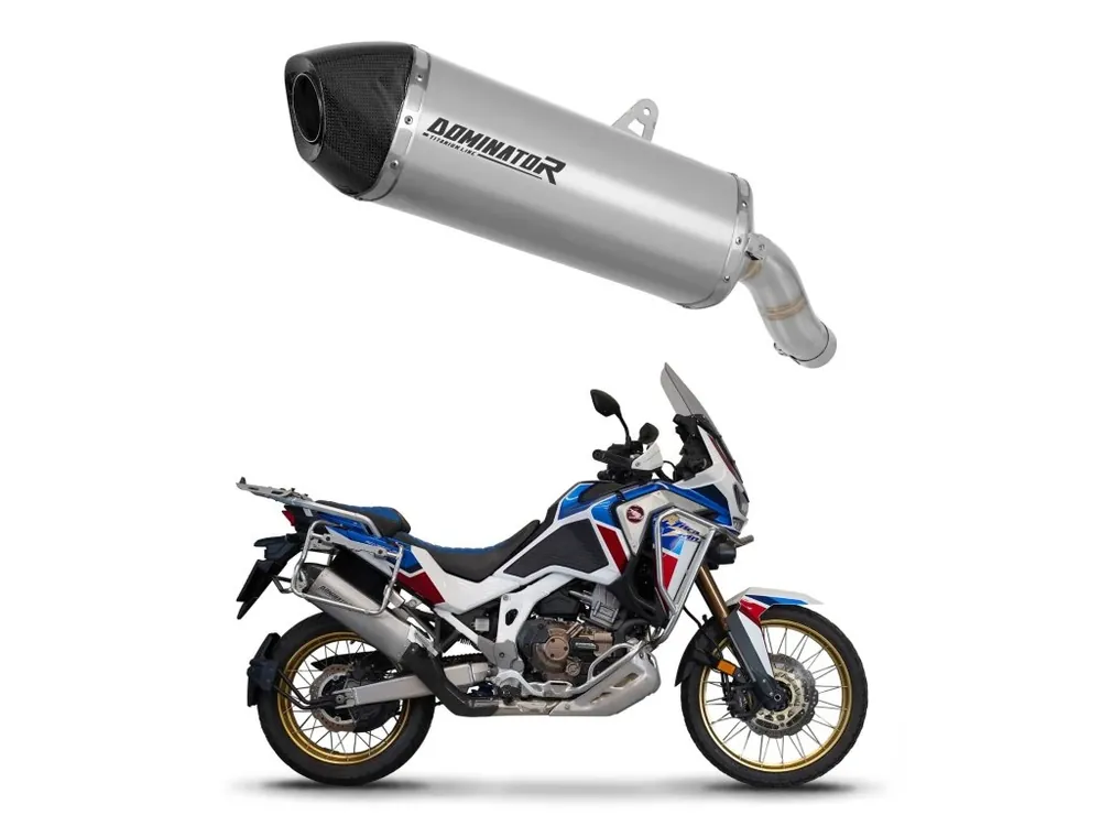 Vysoce Kvalitní Laděný výfuk Dominator Honda CRF 1100L Africa Twin 2020 - 2023 výfuk HP7 titanový tlumič + dB killer medium