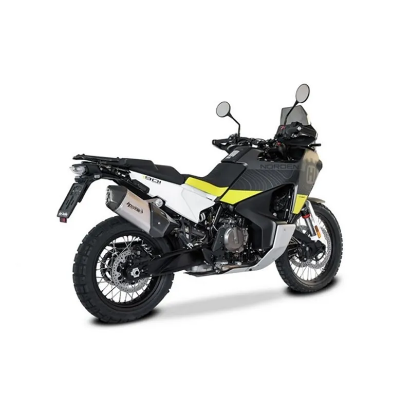Moto výfuk HP Corse SPS CARBON SHORT TITANIUM Husqvarna NORDEN 901 2022 - 2024 Vrácení Zdarma