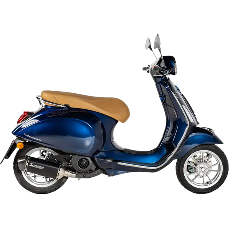 Akrapovic Slip-On Line Stainless Steel/Carbon Vespa Primavera 150ie 3V 2021 – 2022 Výhodná Nabídka