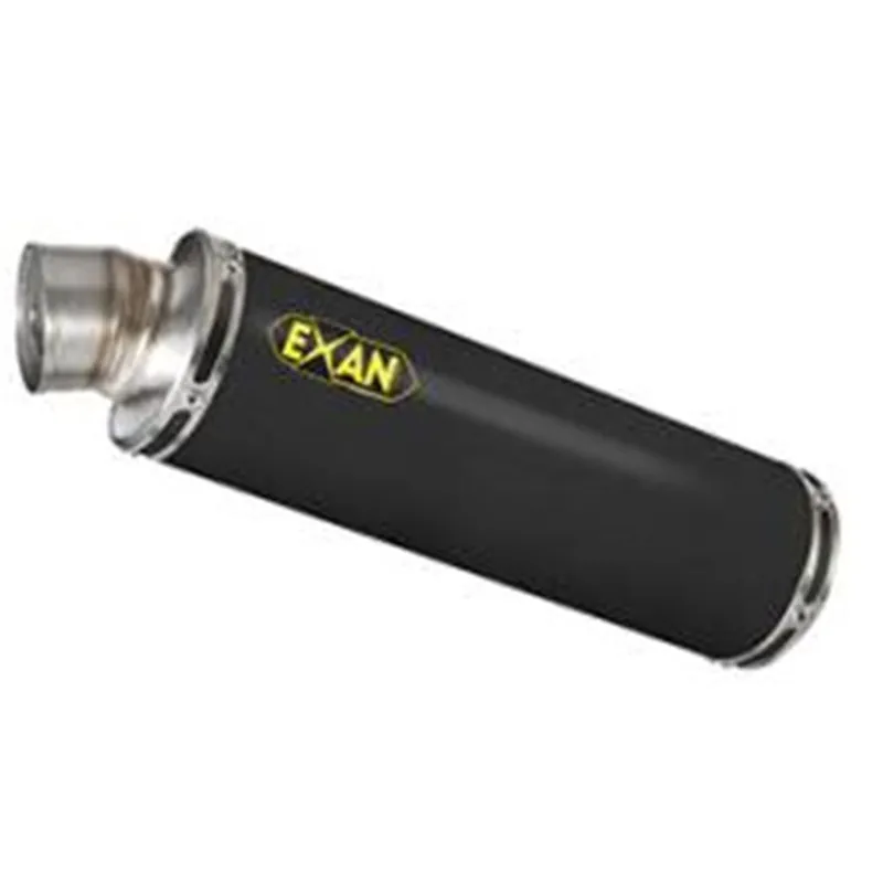 Moto výfuk EXAN YAMAHA T MAX 500 08 - 12 FULL SYSTEM 2-1+X-GP BLACK STAINLESS STEEL Must-Have