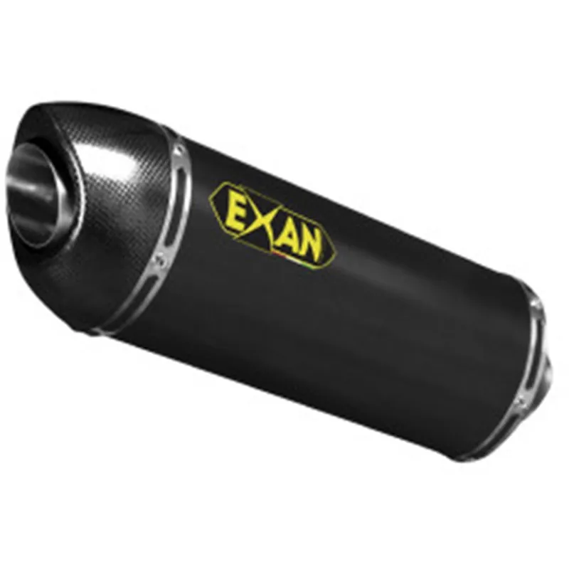 Autentický Moto výfuk EXAN YAMAHA FZ8 10 - 16 OV CARBON CAP BLACK STAINLESS STEEL