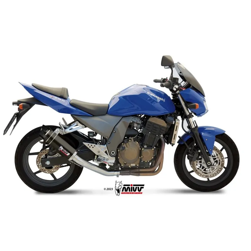 Značkový Moto výfuk MIVV GP-C BLACK with carbon cap KAWASAKI Z750 2004 - 2006