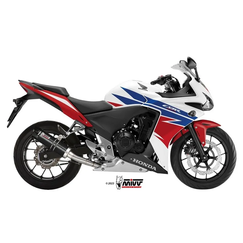 Značkový Moto výfuk MIVV GP-C BLACK with carbon cap HONDA CBR 500 R 2013 - 2015