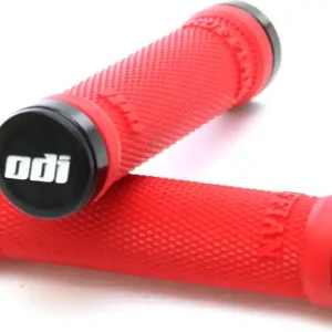 Cenově Výhodný Gripy MTB ODI Ruffian Lock-On Bonus Pack Red