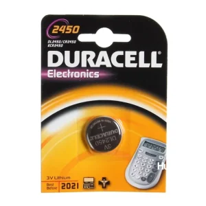 Baterie knoflíková CR 2450 Lithium Duracell blistr 1 ks Výprodej