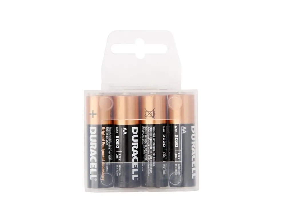 Kup Teď Baterie tužková AA LR6 Alkalika Duracell blistr 4 ks