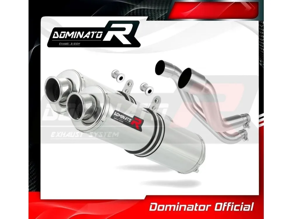 Laděný výfuk DOMINATOR APRILIA PEGASO 650 FACTORY 07-10 KULATÉ KONCOVKY STANDART Hit Sezóny
