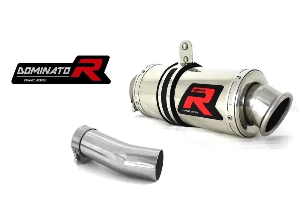 Laděný výfuk DOMINATOR BMW F800R 09-19 KULATÁ KONCOVKA KRÁTKÁ GP1 Nejlepší Volba