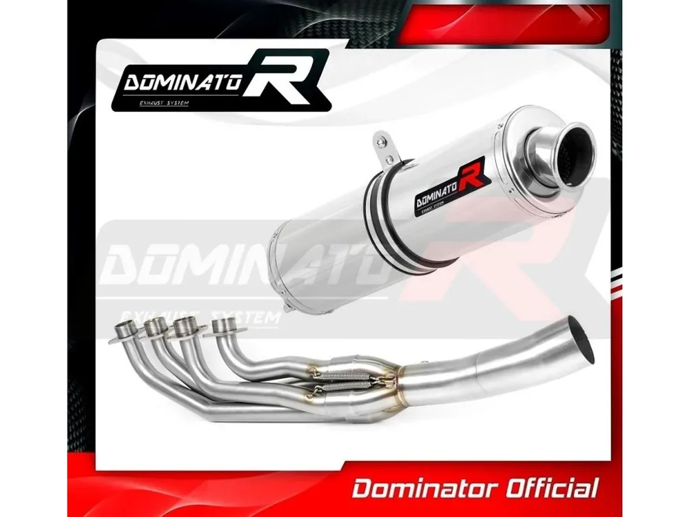 Levný Laděný výfuk DOMINATOR BMW K1200GT 03-05 KOMPLETNÍ SYSTÉM KULATÁ KONCOVKA STANDART