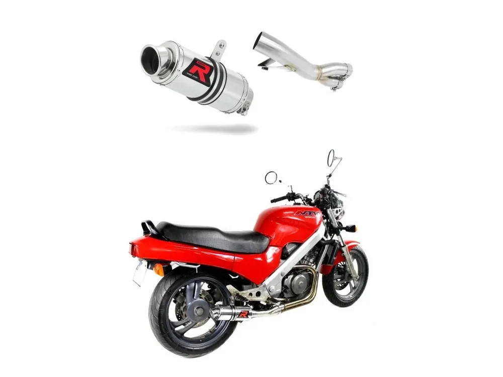 Nejlepší Volba Laděný výfuk DOMINATOR Honda NTV 650 REVERE KULATÁ KONCOVKA KRÁTKÁ GP1
