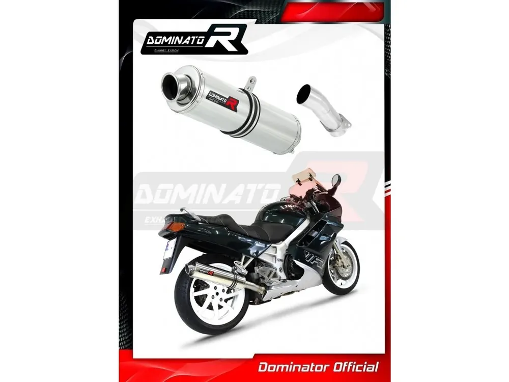 Laděný výfuk DOMINATOR Honda VFR 750 RC36 90-92 KULATÁ KONCOVKA STANDART Výprodej