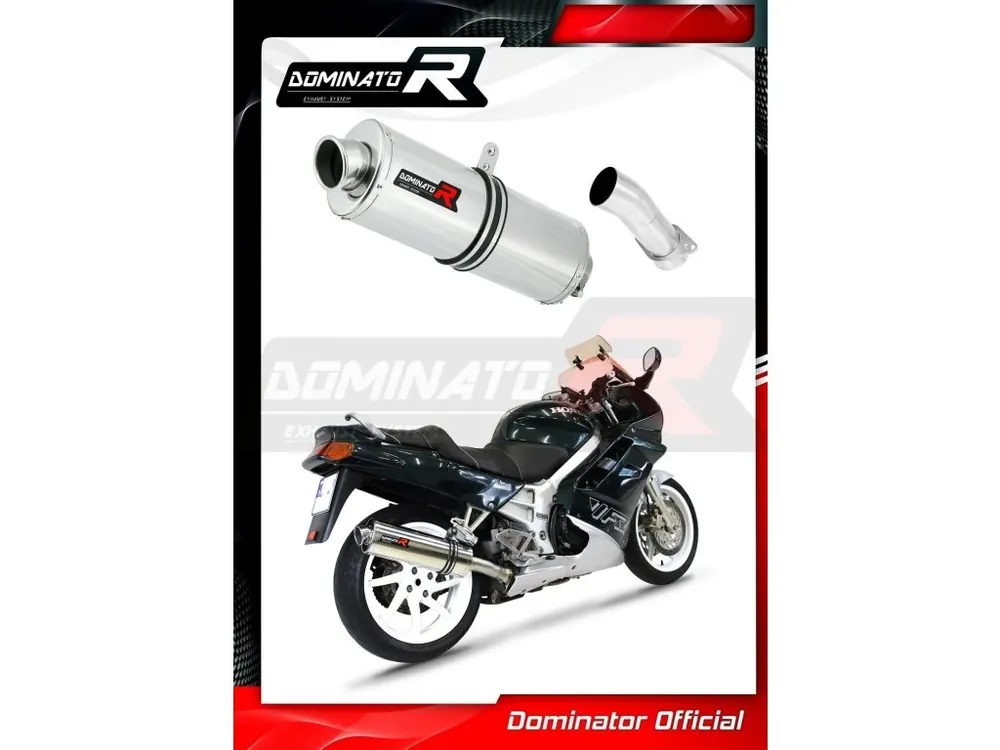 Laděný výfuk DOMINATOR Honda VFR 750 RC36 90-92 OVÁLNÁ KONCOVKA Přímo Od Výrobce