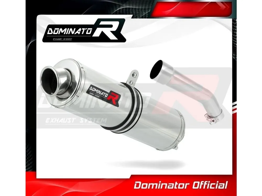 Laděný výfuk DOMINATOR Kawasaki ZX10R 04-05 KULATÁ KONCOVKA STANDART Akční Nabídka