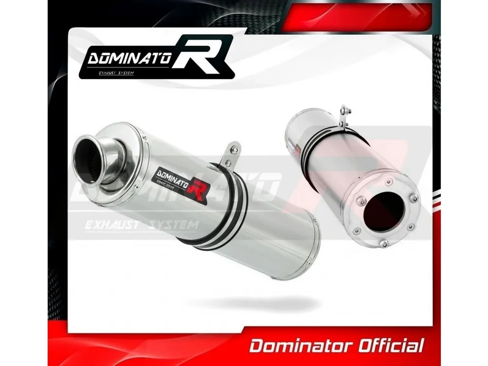 Laděný výfuk DOMINATOR Kawasaki ZX6R 98-02 KULATÁ KONCOVKA STANDART Sezónní Sleva
