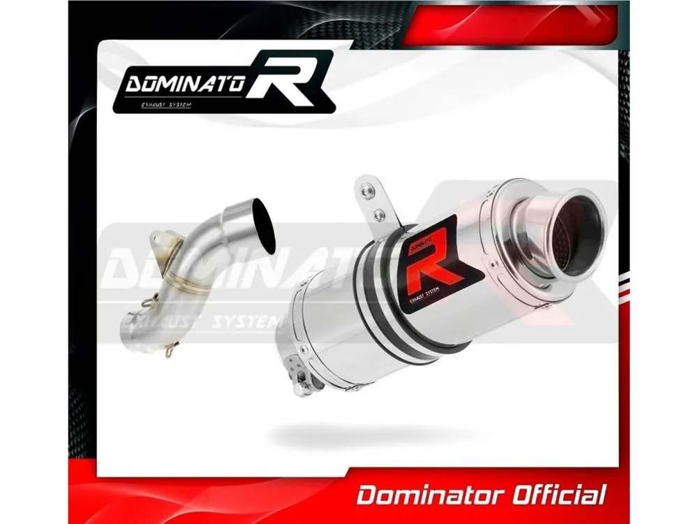 Laděný výfuk DOMINATOR KTM 625 LC4 SMC 2004 KULATÁ KONCOVK KRÁTKÁ GP1 Jen Po Omezenou Doba