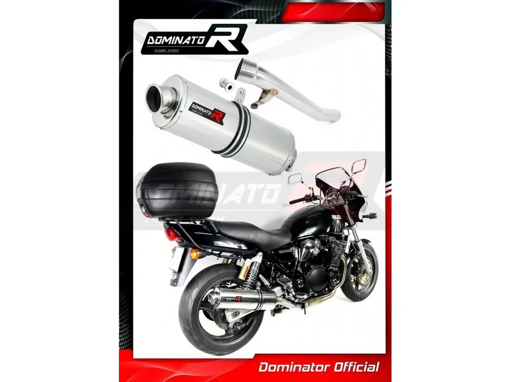 Nízká Cena Laděný výfuk DOMINATOR SUZUKI GSX 750 INAZUMA OVÁLNÁ KONCOVKA