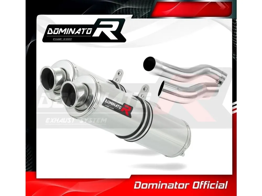 Aktuální Laděný výfuk DOMINATOR SUZUKI GSXR 1000 K9-K11 09-11 KULATÉ KONCOVKY STANDART