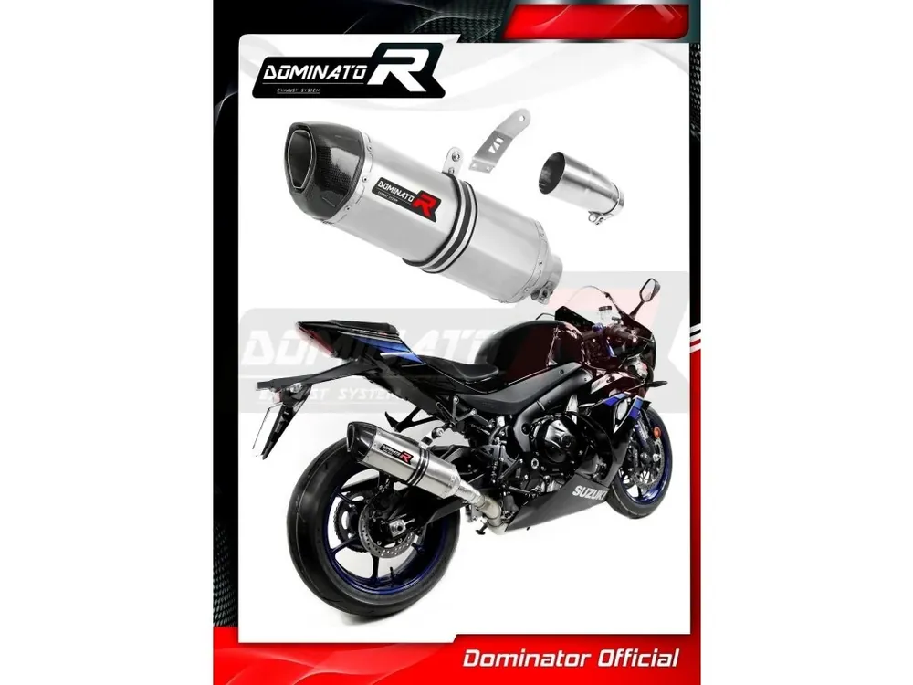 Rychlé Dodání Laděný výfuk DOMINATOR SUZUKI GSXR 1000 L7-L9 17-19 KONCOVKA HP1