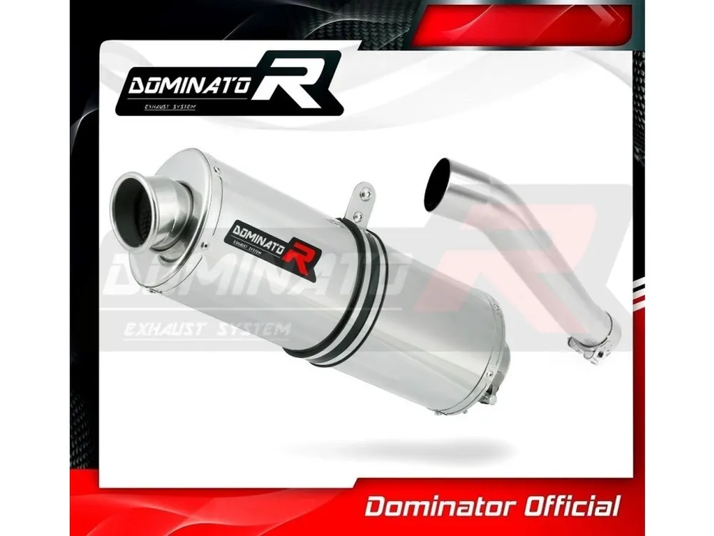 Laděný výfuk DOMINATOR SUZUKI GSXR 600 / 750 08-10 OVÁLNÁ KONCOVKA Vrácení Zdarma