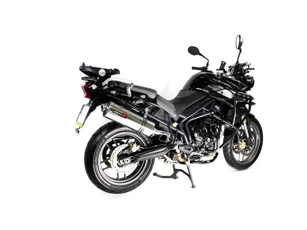 Víkendová Akce Laděný výfuk DOMINATOR TRIUMPH TIGER 800 XC / XR OVÁLNÁ KONCOVKA