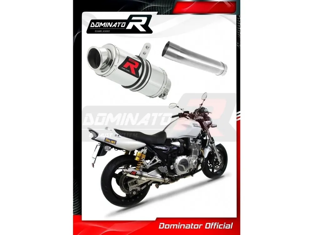 Laděný výfuk DOMINATOR YAMAHA XJR 1300 07-16 KULATÁ KONCOVKA KRÁTKÁ GP1 Ověřený