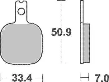 Nízká Cena SBS Brzdové destičky 656HF