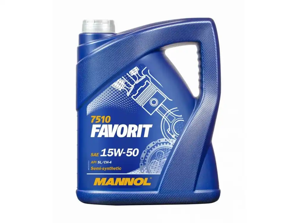 Značkový MANNOL FAVORIT 15W-50 5L