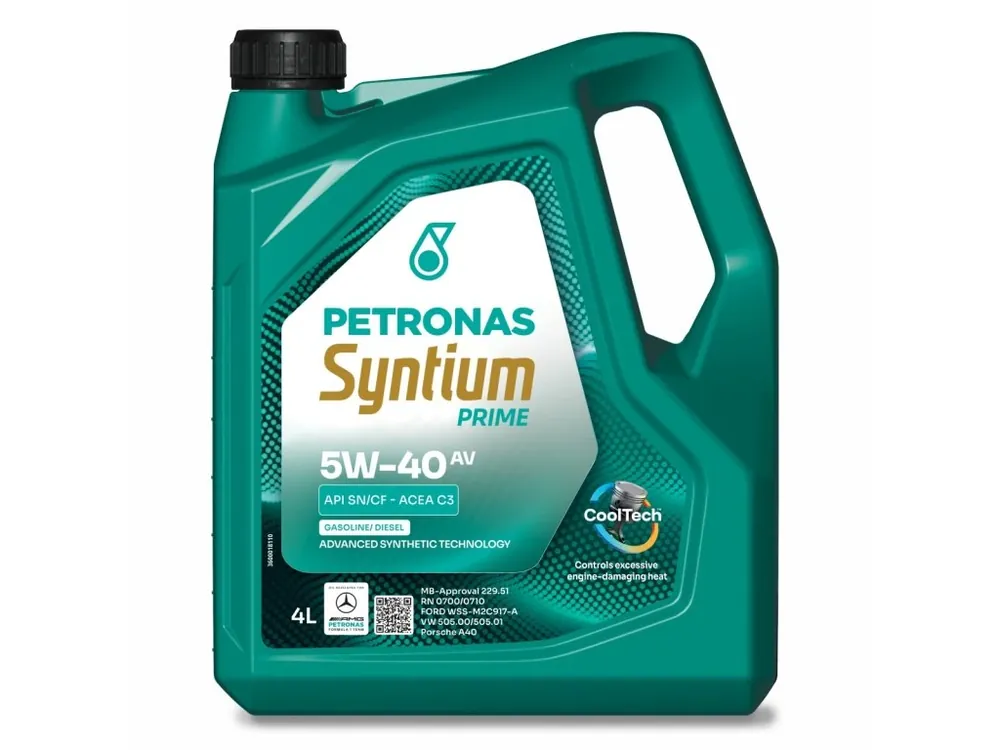 Cenově Výhodný Petronas Syntium Prime AV 5W-40 4L