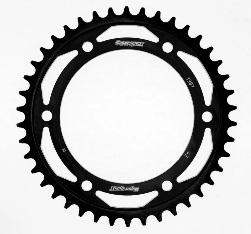 Řetězová rozeta SUPERSPROX RFE-1307 42-BLK černý 42 zubů, 525 Expresní Doručení