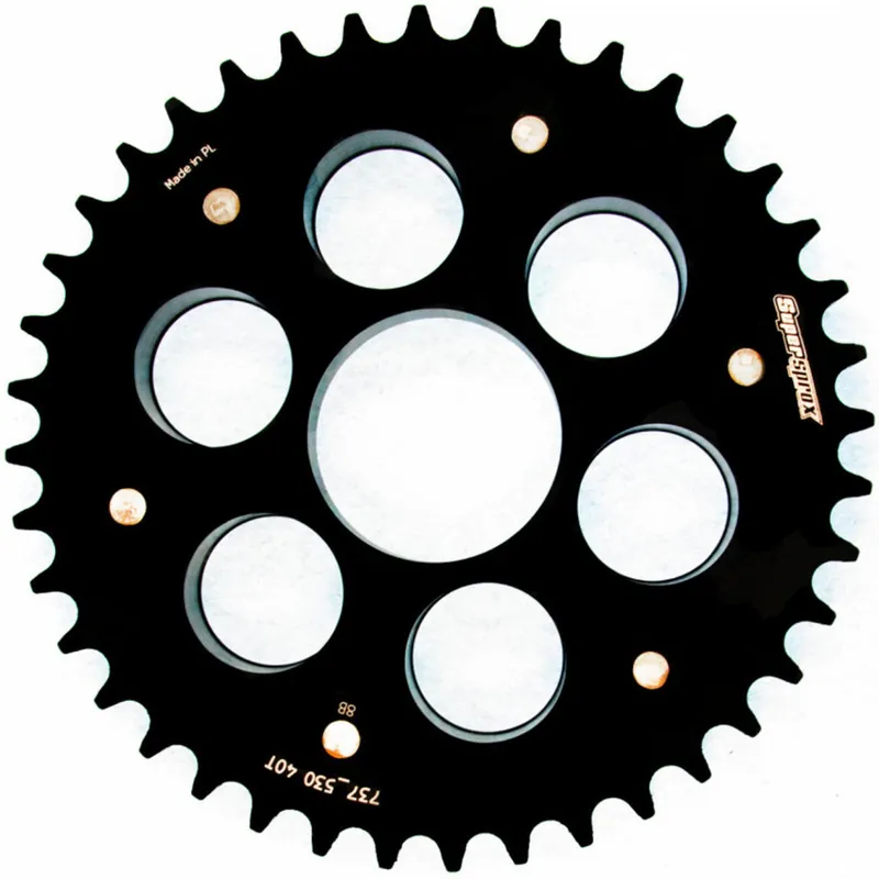 Poslední Šance Řetězová rozeta STEALTH s hliníkovým unašečem SUPERSPROX STEALTH with alloy disc RSA-737_530 40-BLK černá 40 zubů, 520