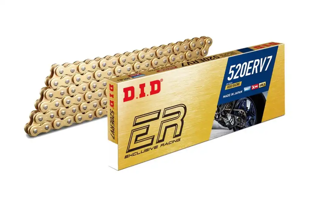 Dokud Zásoby Vydrží Street závodní řetěz D.I.D Chain 520ERV7 160 L Zlatá/Zlatá