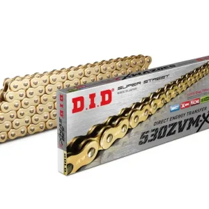 ZVM-X série X-Kroužkový řetěz D.I.D Chain 530ZVM-X2 1920 článků Zlatá/Zlatá Nejprodávanější