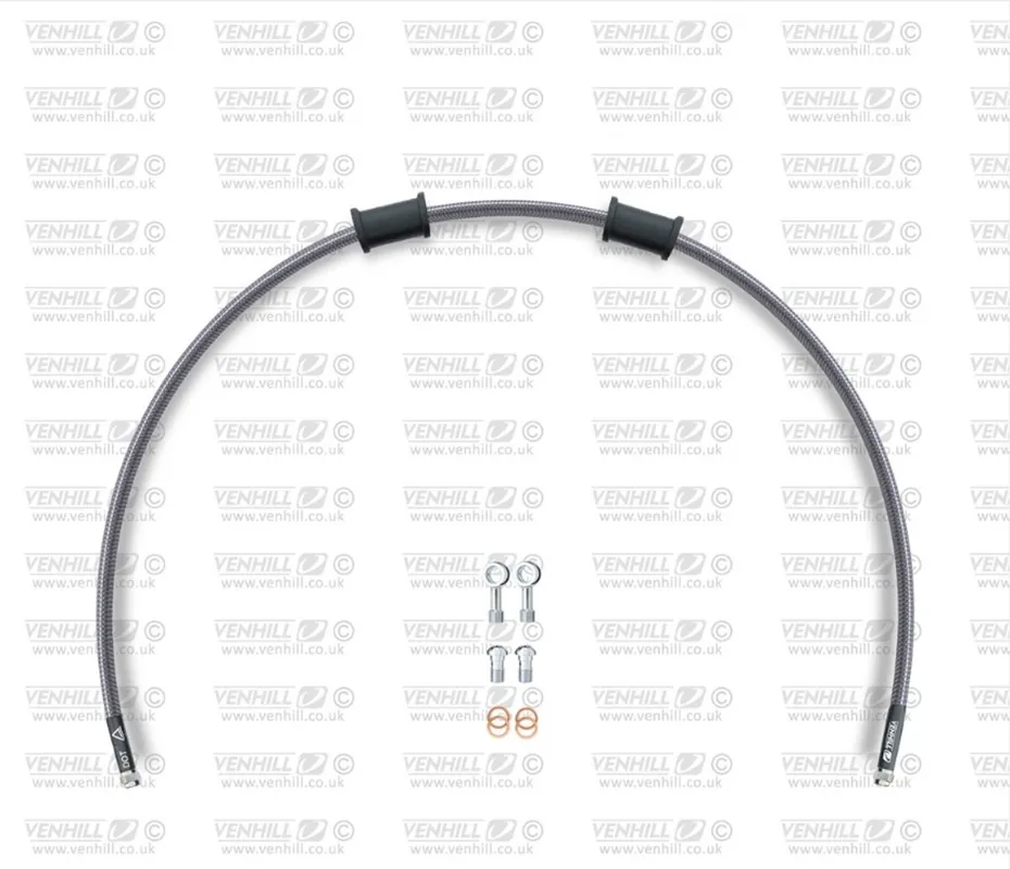 Hadice zadní brzdy Venhill POWERHOSEPLUS SUZ-7019R (1 hadice v sadě) průhledné hadice, chromové koncovky Akční Nabídka