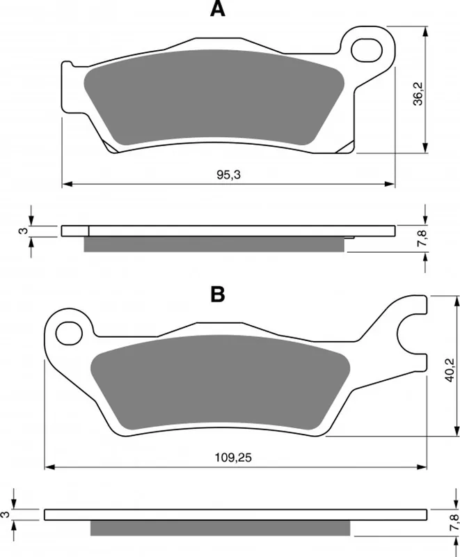 Bezpečná Platba Brzdové destičky GOLDFREN 309 S33 OFF-ROAD FRONT