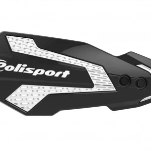 Chrániče páček POLISPORT MX FLOW 8308200038 s montážní sadou černá/bílá Must-Have