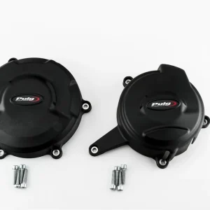 Kryty motorů PUIG Track for Championship 21505N černý included 2 covers Nejlepší Volba