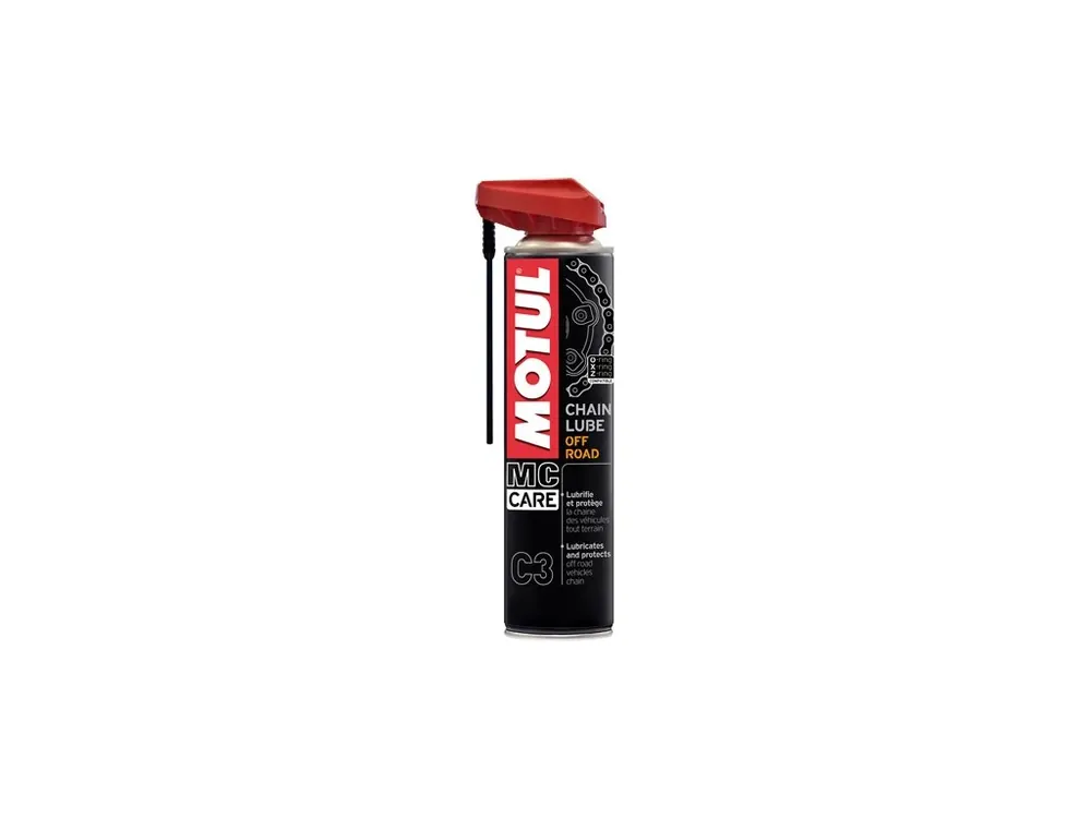 Oblíbený Motul C3 Chain Lube Off Road 400 ml – mazivo na řetězy pro terén, enduro, cross a čtyřkolky